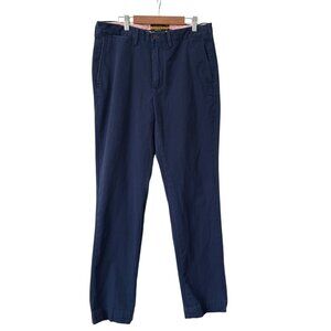 Ralph Lauren Rugby Navy Blue Straight Leg Chinos Size 32